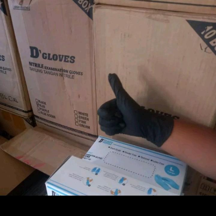 Handscoon Nitrile D Glove All Size