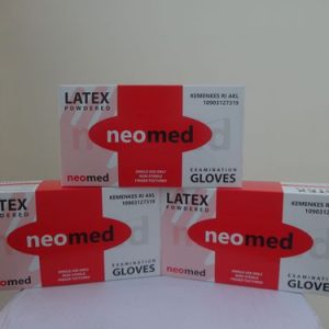 Sarung Tangan Latex Neomed Powdered
