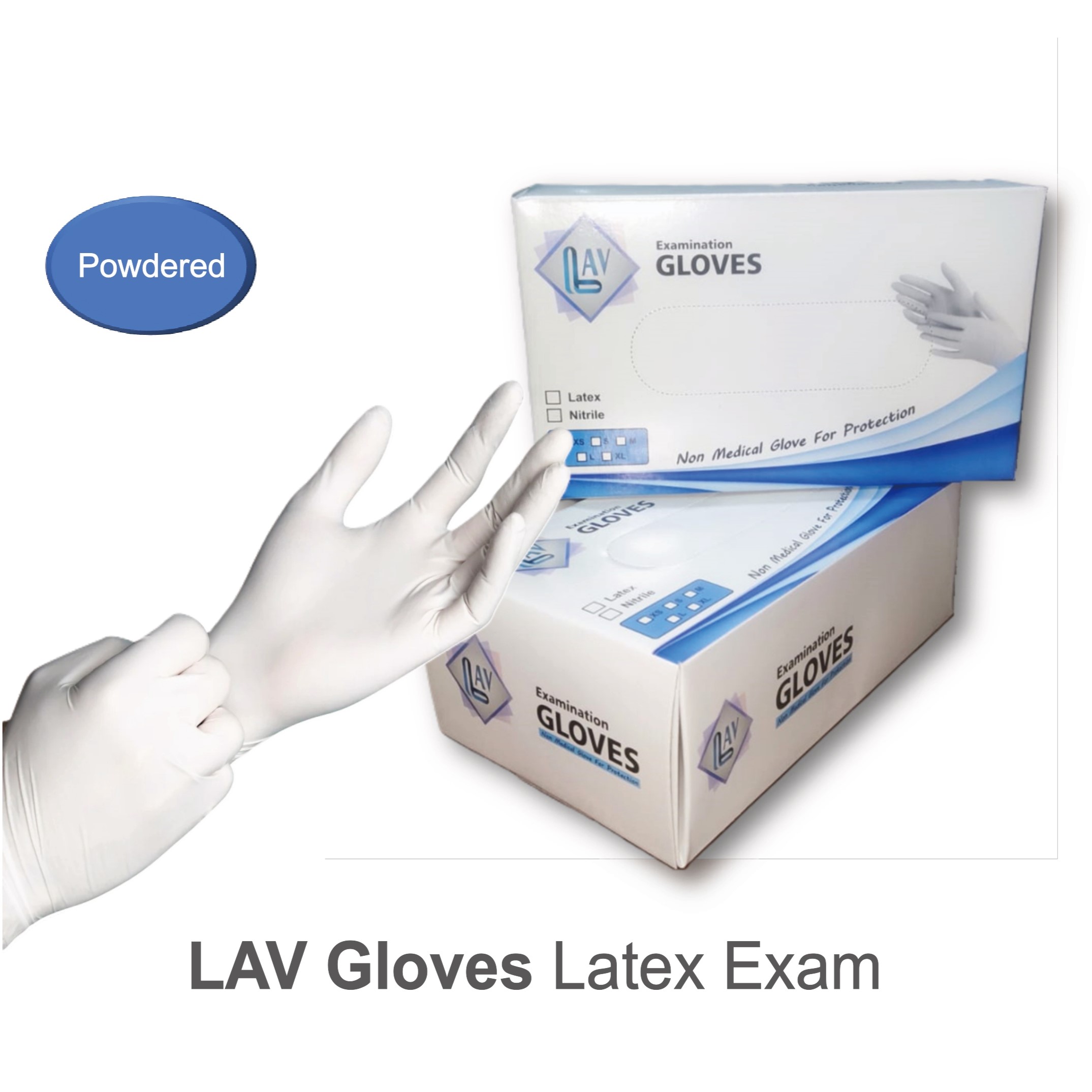 Sarung Tangan Latex LAV Gloves isi 100's by Weight - Image 2